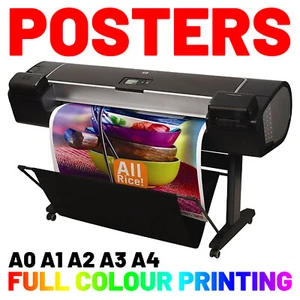 Impresión de póster Impresiones personalizadas a todo color A0 A1 A2 A3 A4 120/180 g m papel mate - Imagen 1 de 1