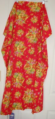 ENVOLTÓRIO DE CACHECOL ABRIL CORNELL BERMUDA SARONG 100% ALGODÃO CORAL PROFUNDO CHARMOSO (OU COSTURAR) - Imagem 1 de 4