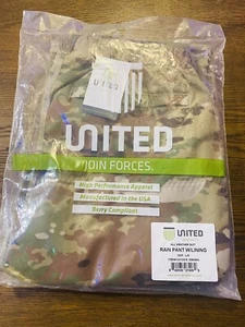 USGI OCP Multicam United Join Forces All Weather Suit Rain Pant W/Lining L/R NEW - Picture 1 of 2
