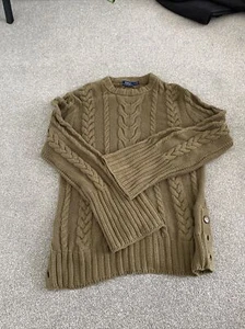Ralph Lauren Polo Wollpullover Größe Medium khaki/braun Damen - Bild 1 von 8
