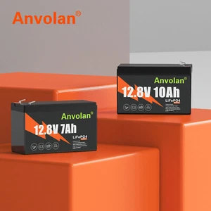12V 10Ah 7Ah Lithium Batterie LiFePO4 Akku BMS Wohnmobil Boote Solarbatterie - Bild 1 von 21