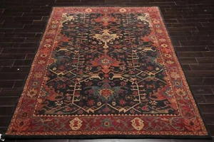 Red Hand-Tufted Wool Carpet – Soft Area Rug for Living Room & Bedroom - Picture 1 of 10