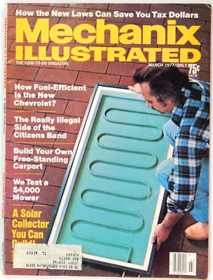 VTG MARCH 1977 VOLUME 73 #586 MECHANIX ILLUSTRATED - HOW-TO CARPENTRY CARS TECH Foto 1 de 4