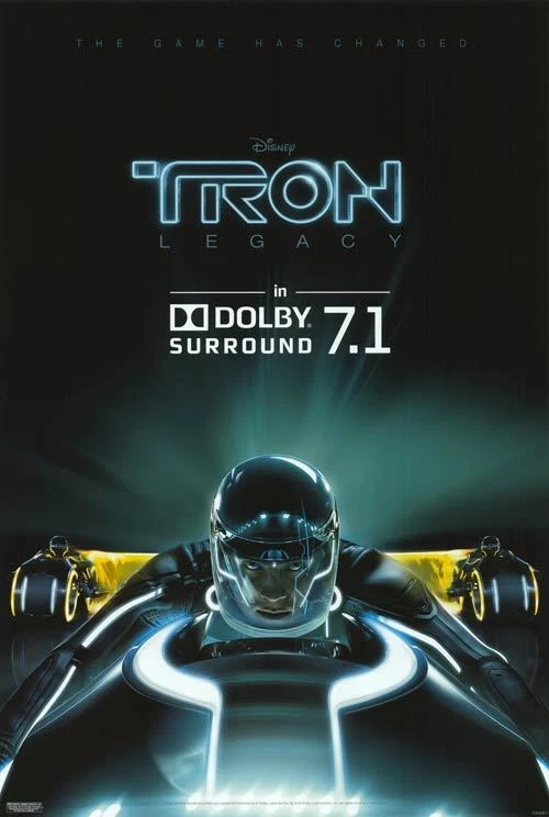 Tron Legacy - original DS movie poster D/S 27x40 Advance DOLBY