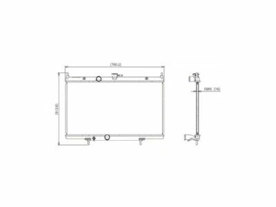 Radiador Denso 37655QV 2008 2010 2009 2011 para Nissan Sentra 2007-2012 Foto 1 de 2