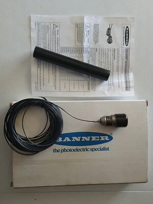 Banner SFP30SXT100 Pico-Guard Fiber Optic Safety Point, 30mm SS Barrel   New  - Image 1 of 4