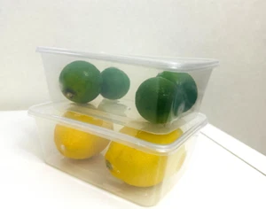 {FR1000} Plastic Food Containers with Lids - Microwave - Freezer Safe - Boxes - Picture 1 of 6