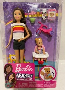 New Barbie Babysitters Play set and Skipper Doll and baby with accessories - Picture 1 of 5