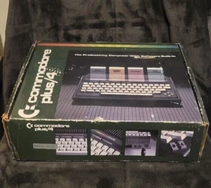 COMPLETE Vintage Commodore Plus 4 Computer With Box & Accessories - Picture 1 of 19