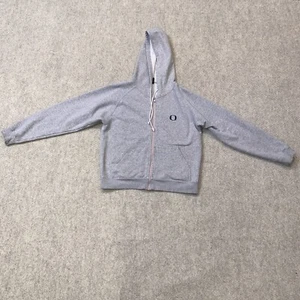 Nike TEAM Oregon Ducks Full Zip Sweater With Hood Grey Women Size Large *Stains* - Bild 1 von 15