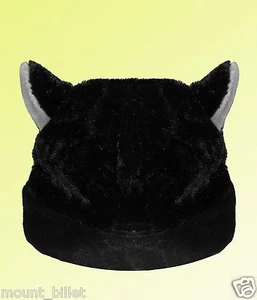 GORRA GORRA GORRA GORRA DE COSPLAY GAT NEGRO GATO ANIME KITTY GÓTICO RAVE para niños - Imagen 1 de 2