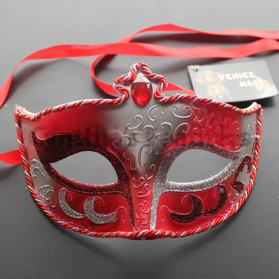 Venetian Masquerade Mask 8+ Colors to pick up Party Prom Mardi Gras Halloween  - Image 1 of 1