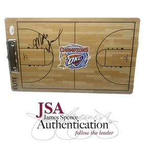 Mark Daigneault Signed Autographed Oklahoma City Thunder Finals Clipboard JSA - Picture 1 of 3