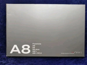 Audi A8 S8 S8 plus A8 L  A8 L W12 Preisliste 9.2015 - Picture 1 of 3