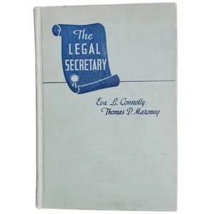 The Legal Secretary by Eva L Connelly and Thomas P Maroney Vintage Handbook - Picture 1 of 11