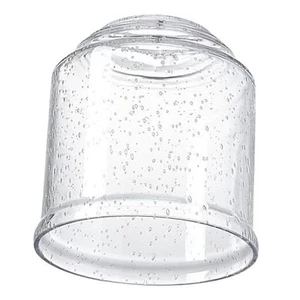 4.75" Seeded Glass Shade Replacement,Thick Cylinder Glass Shade for Bathroom - Picture 1 of 8