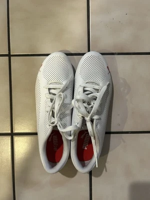 PUMA Scuderia Ferrari x Drift Cat 5 Ultra 2 White Rosso Corsa size 8 women’s - Image 1 of 4