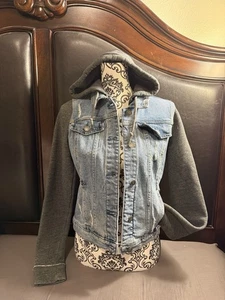 Chaqueta Jean Abercrombie & Fitch Hollister Talla Med Y2K Envejecida - Imagen 1 de 12