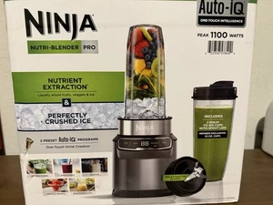 Ninja Nutri-Blender Pro con frullatore personale Auto-iQ 32 oz CL401A - Foto 1 di 3