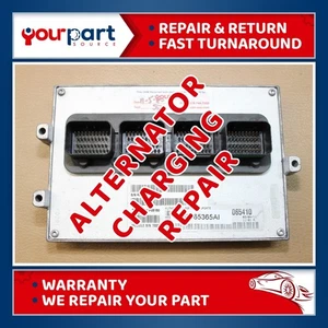 09 JEEP WRANGLER 3.8L ECU ECM PCM CONTROL COMPUTER ALTERNATOR CHARGING REPAIR - Picture 1 of 6