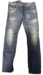 DIESEL Thavar 0826D Men's Slim-Skinny Blue Jeans W32 L32 - Picture 1 of 10