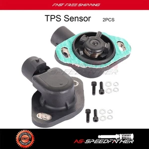 2x Throttle Position Sensor TPS Fit For 1992-1995 Honda Del Sol B16A3 Black - Picture 1 of 8