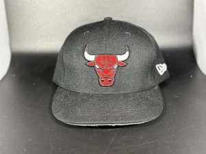New Era 59FIFTY Chicago Bulls Hardwood Classics Black Fitted Hat -- Size 7 5/8 - Picture 1 of 8