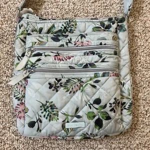 Vera Bradley Umhängetasche Handtasche Meerwasserblüten Performance Twill gesteppt - Bild 1 von 18