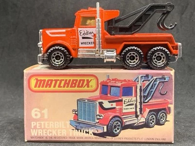 Matchbox Superfast MB61-C Peterbilt Wreck Truck (MINT) in type L Box - Image 1 of 4