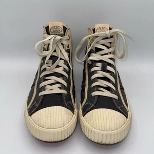 Diesel Yuk & Net Yuk Herren Marine Leder US Größe 11 Hoch Sneaker RN93243 - Bild 1 von 13