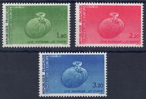 FRANCIA 1985 Servizio (Consiglio d'Europa) 3v MNH** - Picture 1 of 1