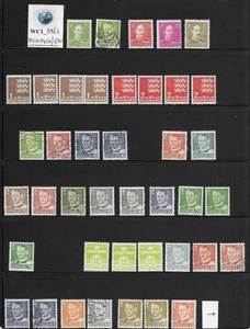 WC1_5961. DINAMARCA. Valioso lote de juegos y sellos 1942-78. MLH-MNH y usado - Imagen 1 de 1