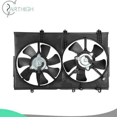 Ventilador de refrigeración condensador radiador eléctrico para Mitsubishi Outlander 2003-2006 2,4 L Foto 1 de 4