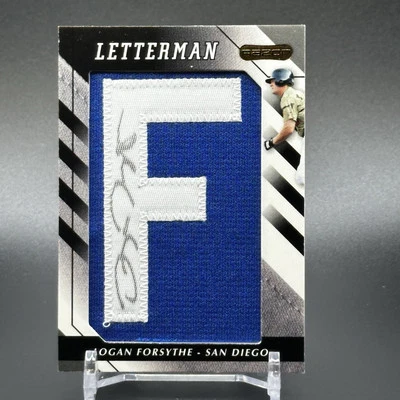 2008 Razor Letterman Auto Logan Forsythe Auto San Diego Padres #LF-F - Image 1 of 2