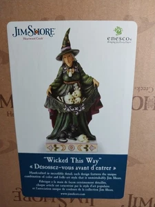 Jim Shore Wicked This Way - Scary Witch Skulls Skirt Figurine 6014482 Enesco NEW - Picture 1 of 11