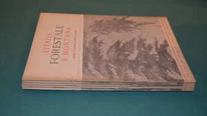 Rivista bimestrale L'ITALIA FORESTALE E MONTANA 1/6 Firenze Anno 1970 COMPLETA - Picture 1 of 4