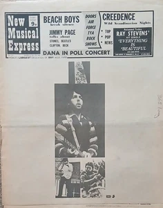 New Musical Express April 25th 1970, Beach Boys, Jimmy Page, White Plains - Imagen 1 de 1