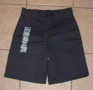 Unisex Sz 16 School Uniform Adjustable Waist Navy Blue Bermuda Shorts NEW NWT - Picture 1 of 2