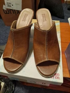 Mossimo Supply Co. Shoes Women's Size 8 Brown Slides None Slip Mule Sandals - Picture 1 of 5