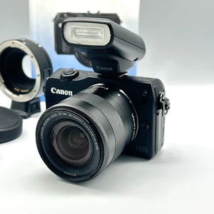 Canon EOS M 18-55mm F3.5-5.6 Mirrorless Camera From Japan - Picture 1 of 11