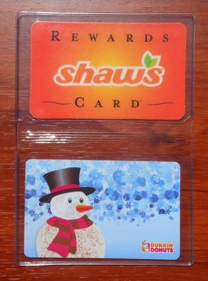 Estuche Vinilo Transparente Portatarjetas de Crédito o Débito, Identificación, Tarjetas de Negocios o Regalo Billetera Foto 1 de 2