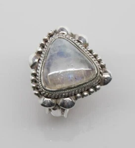 St James Collection - Milky Opal & Sterling Silver Ring, Size 8.5 - Picture 1 of 4