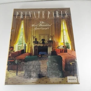 Private Paris: The Most Beautiful Apartments 1988 English Language Illustr HCDJ - Picture 1 of 18