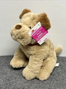 Way to Celebrate Valentine’s Day Dog 11" Plush Tan Stuffed Animal - Picture 1 of 5