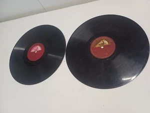 2 dischi 78 giri disco grammofono la voce del padrone - Foto 1 di 5