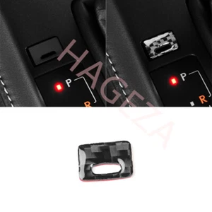 Carbon Fiber Gear Shift Button Trim For Lexus RC300 350 200T 2015-24 Accessories - Foto 1 di 18
