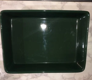 Temptations Dark Green Ovenware Casserole Dish/No chips or cracks - Picture 1 of 3