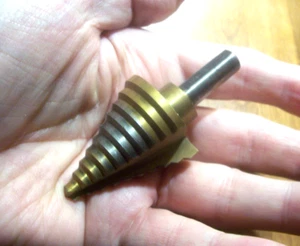PRESA Stufenbohrer, für Löcher 1/4 bis 1-3/8" Durchmesser (3/8" Schaft, HS-Stahl) NM - Bild 1 von 6