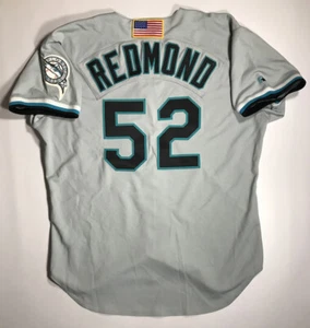 Circa 2001 Mike Redmond Florida Marlins Game Issued Road Jersey Size 48 - Picture 1 of 6
