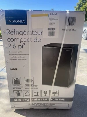 Insignia NSCF26BK9 2.6 Cu. Ft. Compact Fridge - Black - Image 1 of 2